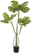 Planta Artificial Arvore Costela De Adão Real Toque Pu C/Pote X14 Verde 1,4cm Planta Artificial Arvore Costela De Adão Real Toque Pu C/Pote X14 Verde 1,4cm