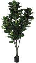 Planta Artificial Arvore Ficus Lyrata Real Toque C/Pote X213 Verde 2,3m Planta Artificial Arvore Ficus Lyrata Real Toque C/Pote X213 Verde 2,3m