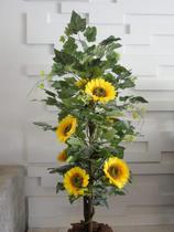 Planta Artificial Árvore GIRASSOL 1,50mt Altura