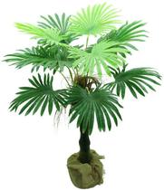 Planta Artificial Árvore Palmeira Leque Verde Coqueiro