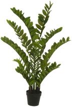 Planta Artificial Arvore Zamioculca Real Toque C/Pote X232 Verde 1,1cm
