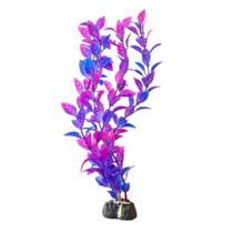 Planta Artificial Azul e Violeta 25cm para Aquário