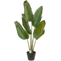 Planta Artificial Bananeira de Jardim Árvore Realista 1,15m