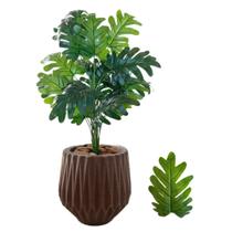 Planta Artificial Bananinha Com Vaso Origami Cores Folhas Planta Artificial Bananinha Com Vaso Origami Cores Folhas