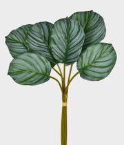 Planta Artificial Caladium Silvestre Verde com 6 Folhas - Grillo