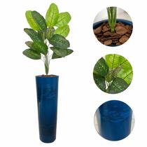 Planta Artificial Comigo Ninguém Pode + Vaso Coluna Premium Planta Artificial Comigo Ninguém Pode + Vaso Coluna Premium