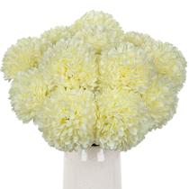 Planta artificial: crisântemo Briful, 28 cm, creme, branco, 12 unidades Planta artificial: crisântemo Briful, 28 cm, creme, branco, 12 unidades