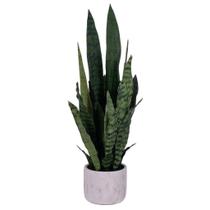 Planta Artificial en Maceta Vickerman Sansevieria de 28 cm Verde
