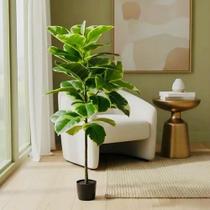 Planta Artificial Fícus Elástica Grande Decoração Sala 135cm, Plantas para Decoração de Casa, Plantas Artificiais para Decorar. Planta Artificial Fícus Elástica Grande Decoração Sala 135cm, Plantas para Decoração de Casa, Plantas Artificiais para Decorar.