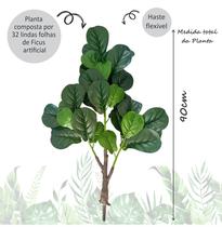 Planta Artificial Ficus Lyrata Árvore Premium Decoração Casa