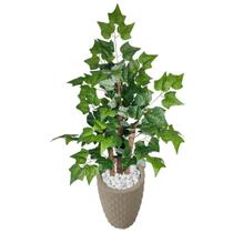 Planta Artificial Figueira Verde Hera com Vaso Decoração - Flor de Mentirinha