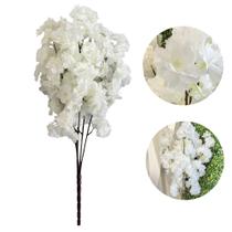 Planta Artificial Flor Cerejeira Buquê Decoração - Flores Imp