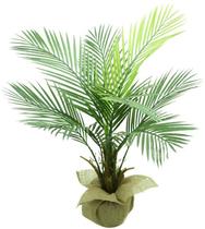 Planta Artificial Folhagem Palmeira Areca Realista Permanente