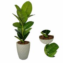 Planta Artificial Jiboia com Vaso Polietileno Completo Cores