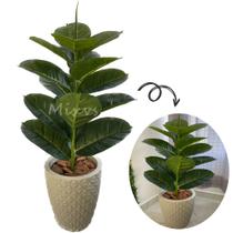 Planta Artificial Jiboia com Vaso Polietileno Completo Cores