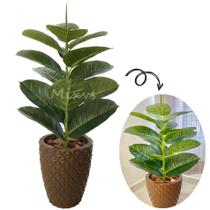 Planta Artificial Jiboia com Vaso Polietileno Completo Cores - Flores Imp