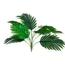 Planta Artificial Palmeira Areca 12 Folhas Real Toque Enfeite Casa e Decoração Sala Quarto