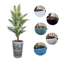 Planta Artificial Palmeira Areca Realista com Vaso Completo