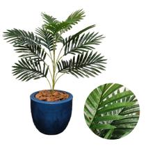 Planta Artificial Palmeira Com Vaso Bojo Completo