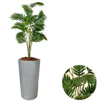 Planta Artificial Palmeira Com Vaso Cone Polietileno Grande