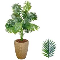 Planta Artificial Palmeira Com Vaso Polietileno Completo Planta Artificial Palmeira Com Vaso Polietileno Completo