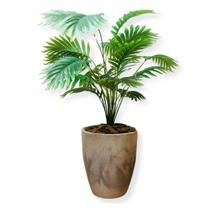 Planta Artificial Palmeira Com Vaso Polietileno Completo