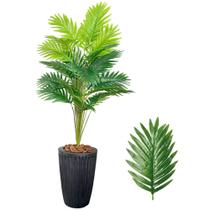 Planta Artificial Palmeira com Vaso Polietileno Cone Romano - Bege