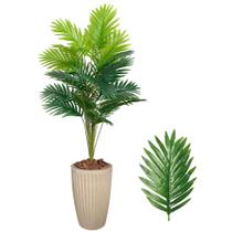 Planta Artificial Palmeira com Vaso Polietileno Cone Romano