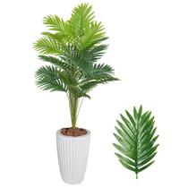 Planta Artificial Palmeira com Vaso Polietileno Cone Romano Planta Artificial Palmeira com Vaso Polietileno Cone Romano