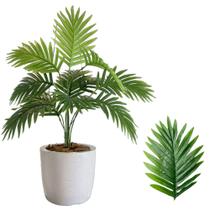 Planta Artificial Palmeira com Vaso Polietileno Decoração