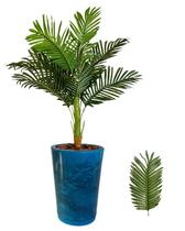 Planta Artificial Palmeira Coqueiro + Vaso Completo Cores Planta Artificial Palmeira Coqueiro + Vaso Completo Cores