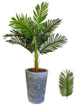 Planta Artificial Palmeira Coqueiro + Vaso Completo Cores Planta Artificial Palmeira Coqueiro + Vaso Completo Cores