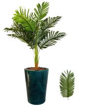 Planta Artificial Palmeira Coqueiro + Vaso Completo Cores