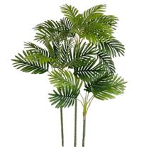 Planta Artificial Palmeira Grande 3 Tronco 1.10m Realista - Flores Imp