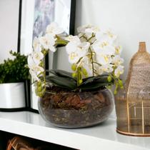 Planta Artificial Para Sala Decorativa Orquídea Super Realista - Floralis
