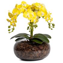 Planta Artificial Para Sala Decorativa Orquídea Super Realista