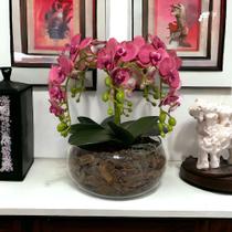 Planta Artificial Para Sala Decorativa Orquídea Super Realista