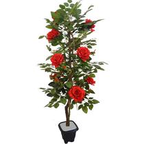 Planta Artificial ROSEIRA CHILENA VERMELHA 1,30 metros de altura Planta Artificial ROSEIRA CHILENA VERMELHA 1,30 metros de altura