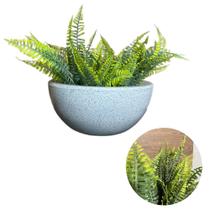 Planta Artificial Samambaia Com Vaso Bacia Decoracao Casa