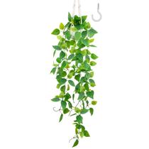 Planta artificial suspensa LOYWREE Pothos Vines com vaso de 39 cm
