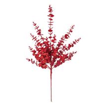 Planta artificial Vickerman 71 cm Red Eucalyptus Glitter Spray