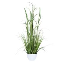 Planta artificial Vickerman Bamboo Grass 104cm com vaso branco Planta artificial Vickerman Bamboo Grass 104cm com vaso branco