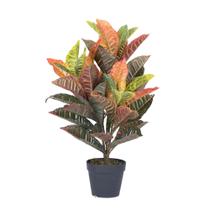Planta Artificial Vickerman Croton Realista de 30 cm con Maceta