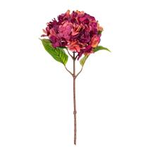 Planta artificial Vickerman Hydrangea Haste 51 cm rosa, pacote com 2