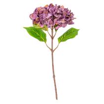 Planta artificial Vickerman Purple Hydrangea Haste 51 cm 2 unidades