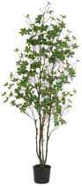 Planta Árvore Artificia Folha Pu C/Pote X150 Verde 1,20cm Planta Árvore Artificia Folha Pu C/Pote X150 Verde 1,20cm