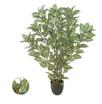 Planta Árvore Artificial Afelandra Real Toque Verde Creme 1,15m