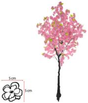 Planta Árvore Artificial Cerejeira X288 Rosa 1,6m