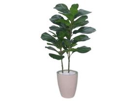 Planta Árvore Artificial Ficus Lyrata Real Toque Verde 1m Kit + Vaso S. Bege 30 cm Planta Árvore Artificial Ficus Lyrata Real Toque Verde 1m Kit + Vaso S. Bege 30 cm