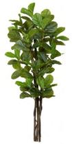 Planta Árvore Artificial Ficus Lyrata Real Toque X114 Verde 1,85m